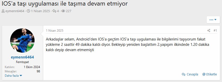 aktarma duraklıyor