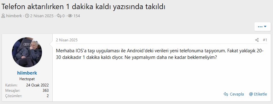 1 Dakika Kaldı kaldı