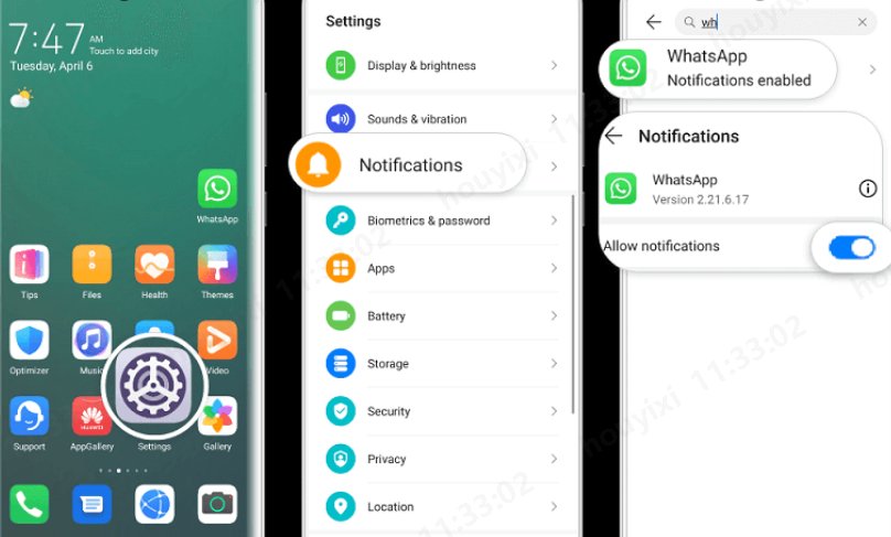 WhatsApp'a girmeden mesaj gelmiyor - Android whatsapp bildirimlerine izin verin