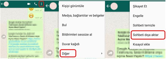 android'de whatsApp mesajları dışa aktarma nasıl yapılır