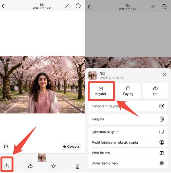 whatsapp fotoğrafları galeriye kaydetme