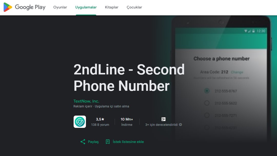 Ücretsiz WhatsApp Sanal Numara Sitesi - 2ndLine