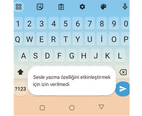 whatsapp sesle yazma çalışmıyor