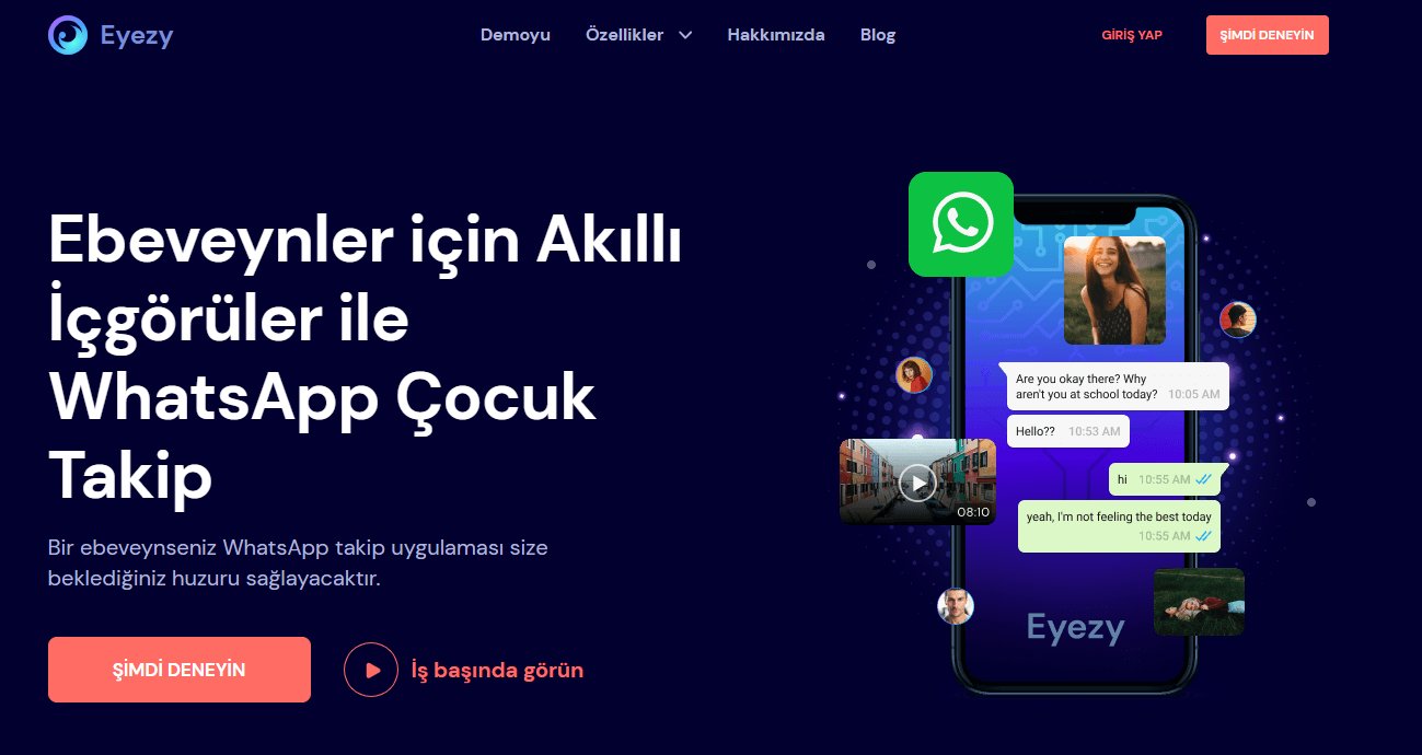 whatsapp takip uygulamaları - Eyezy