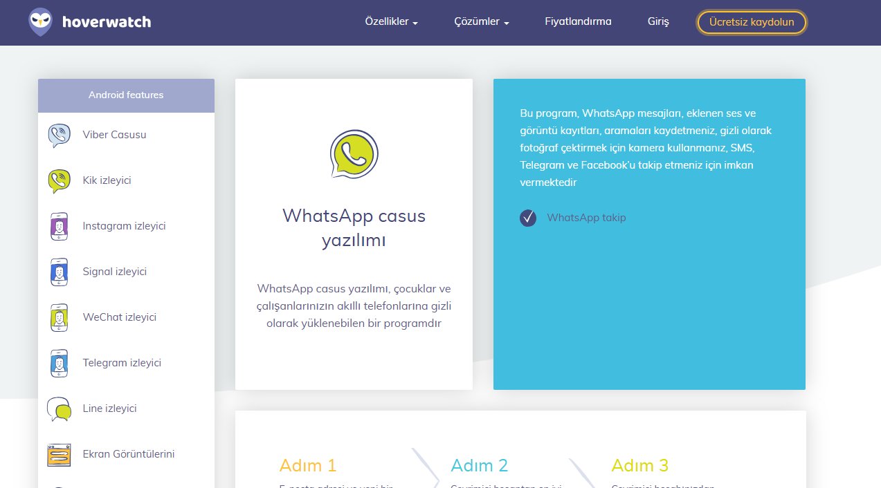 whatsapp takip uygulamaları - Hoverwatch