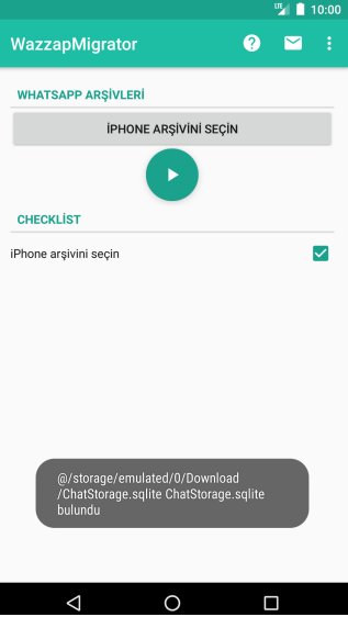 wazzapmigrator ile whatsapp başka telefona aktarma​