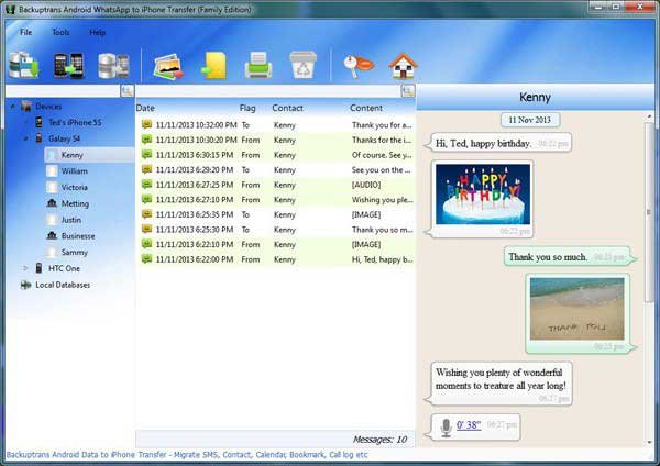 backuptrans ile whatsapp başka telefona aktarma​