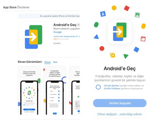 whatsapp başka telefona aktarma programı - android'e geç