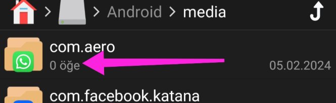 android whatsapp yedeği bulunamıyor